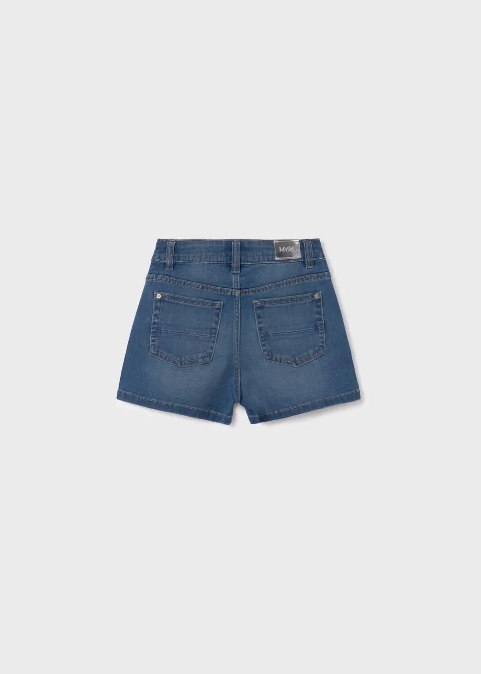 Mayoral Older Girls Shorts Ss24235 Mid Denim