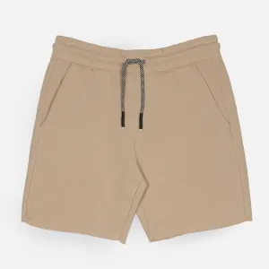 Mens Raw Edge Fleece Shorts - Fields of Rye