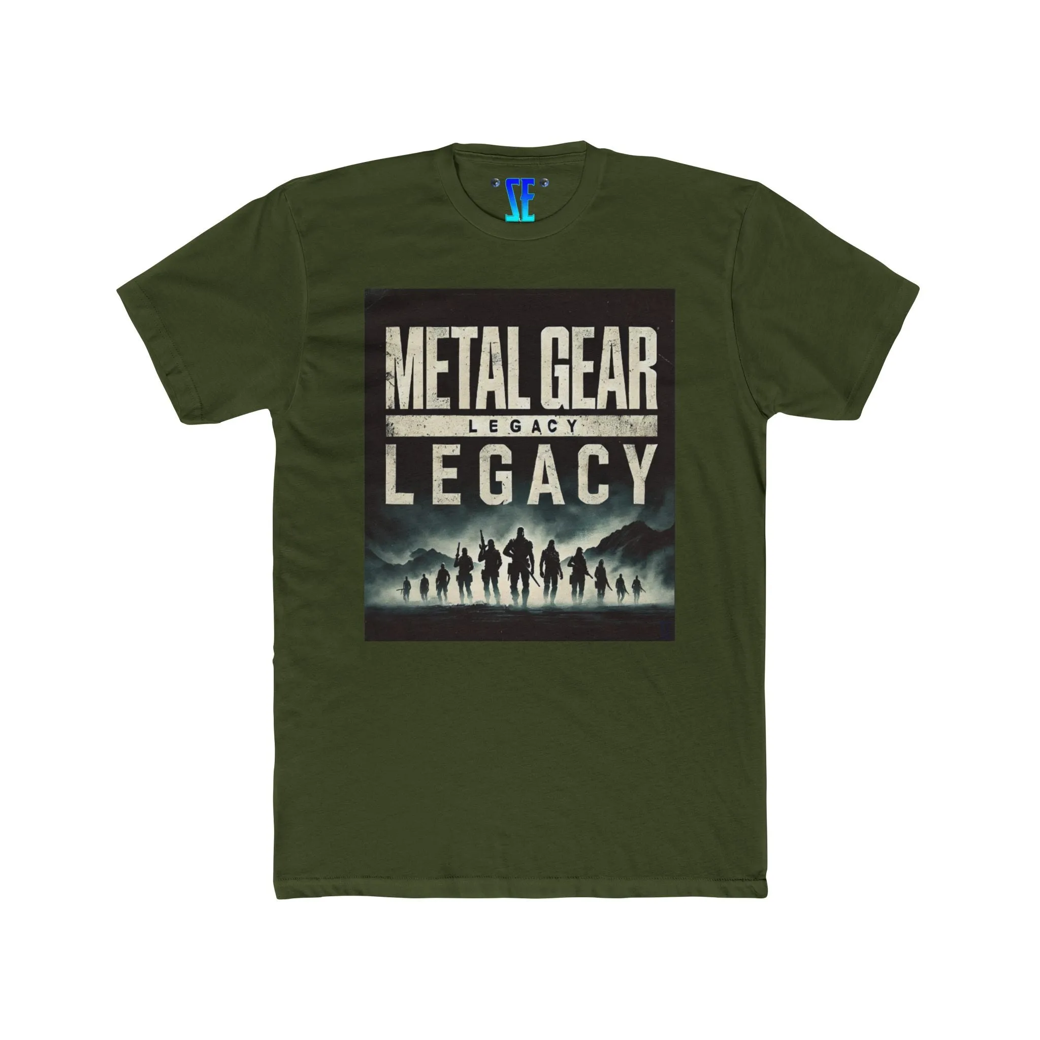 MGS Metal Gear Legacy Tactical Silhouette Design Artwork Gaming T-Shirt