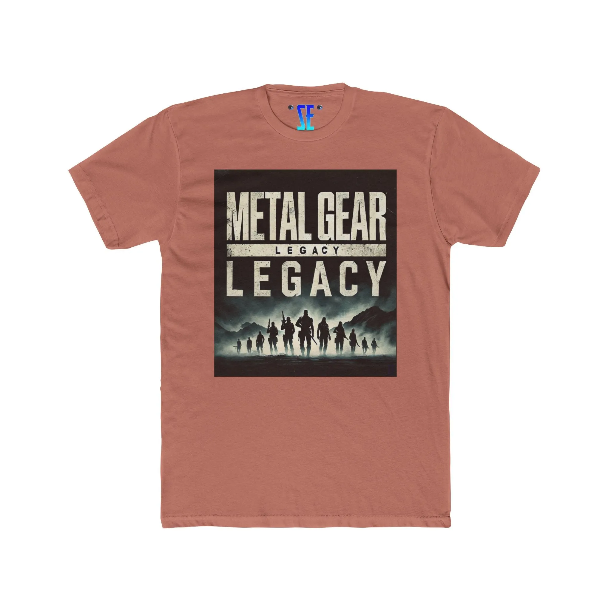 MGS Metal Gear Legacy Tactical Silhouette Design Artwork Gaming T-Shirt