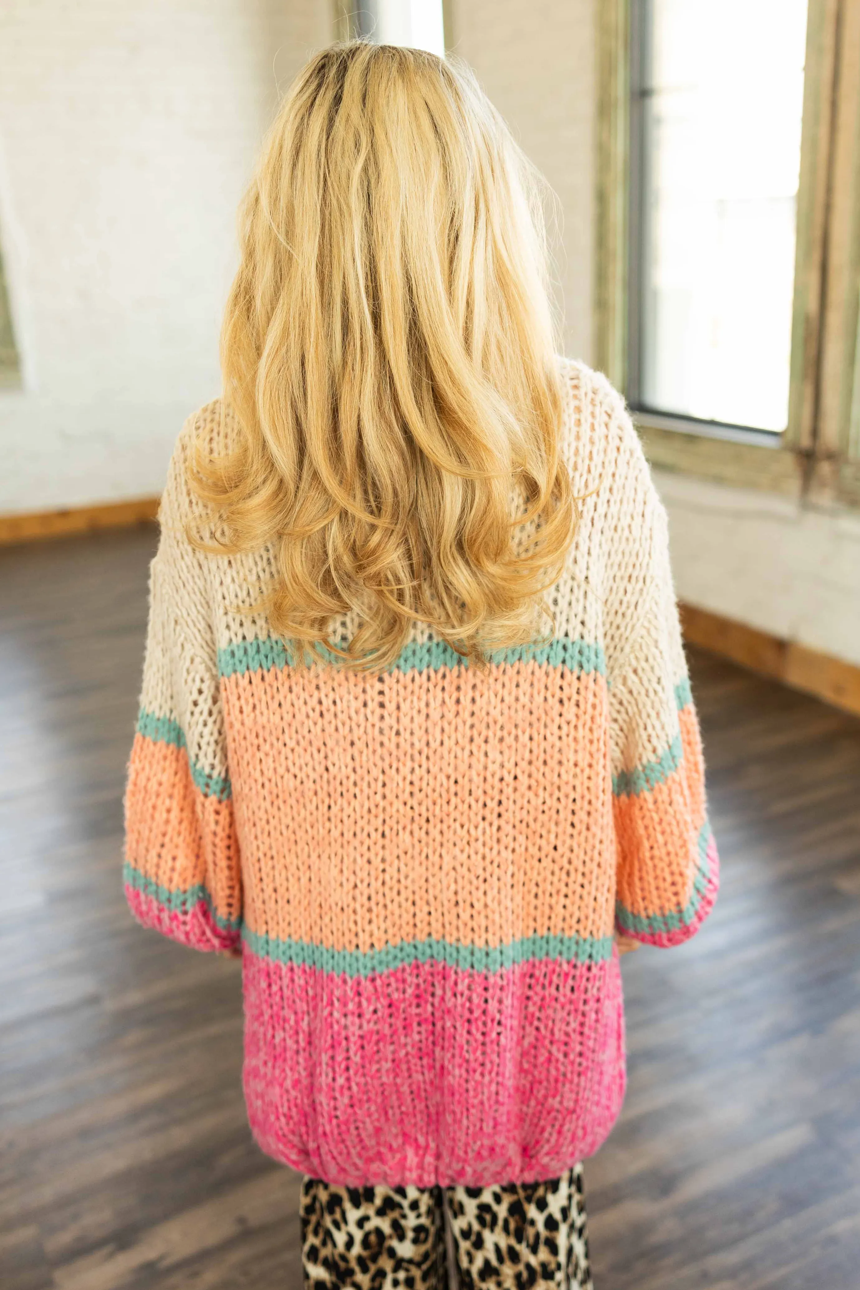MIKAYLA COLORBLOCK CARDIGAN