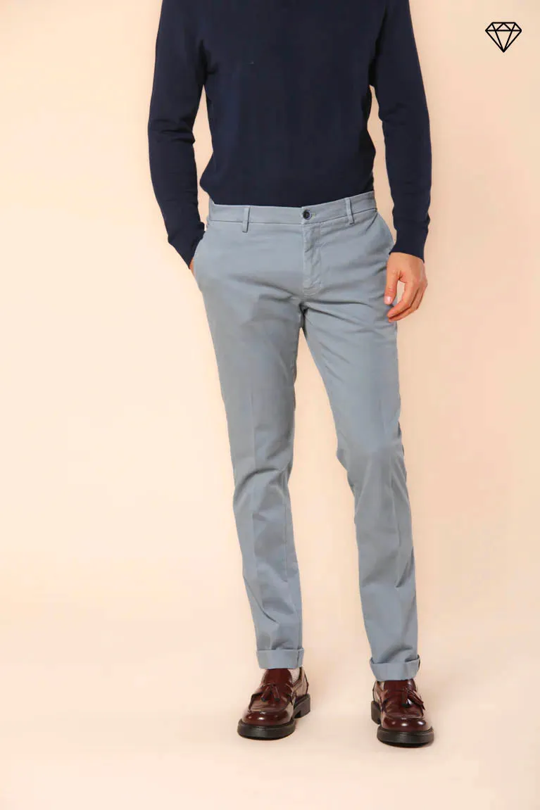 Milano men's chino pants in gabardine stretch extra slim fit ①