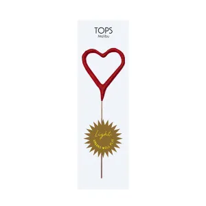 Mini Red Heart Sparkler