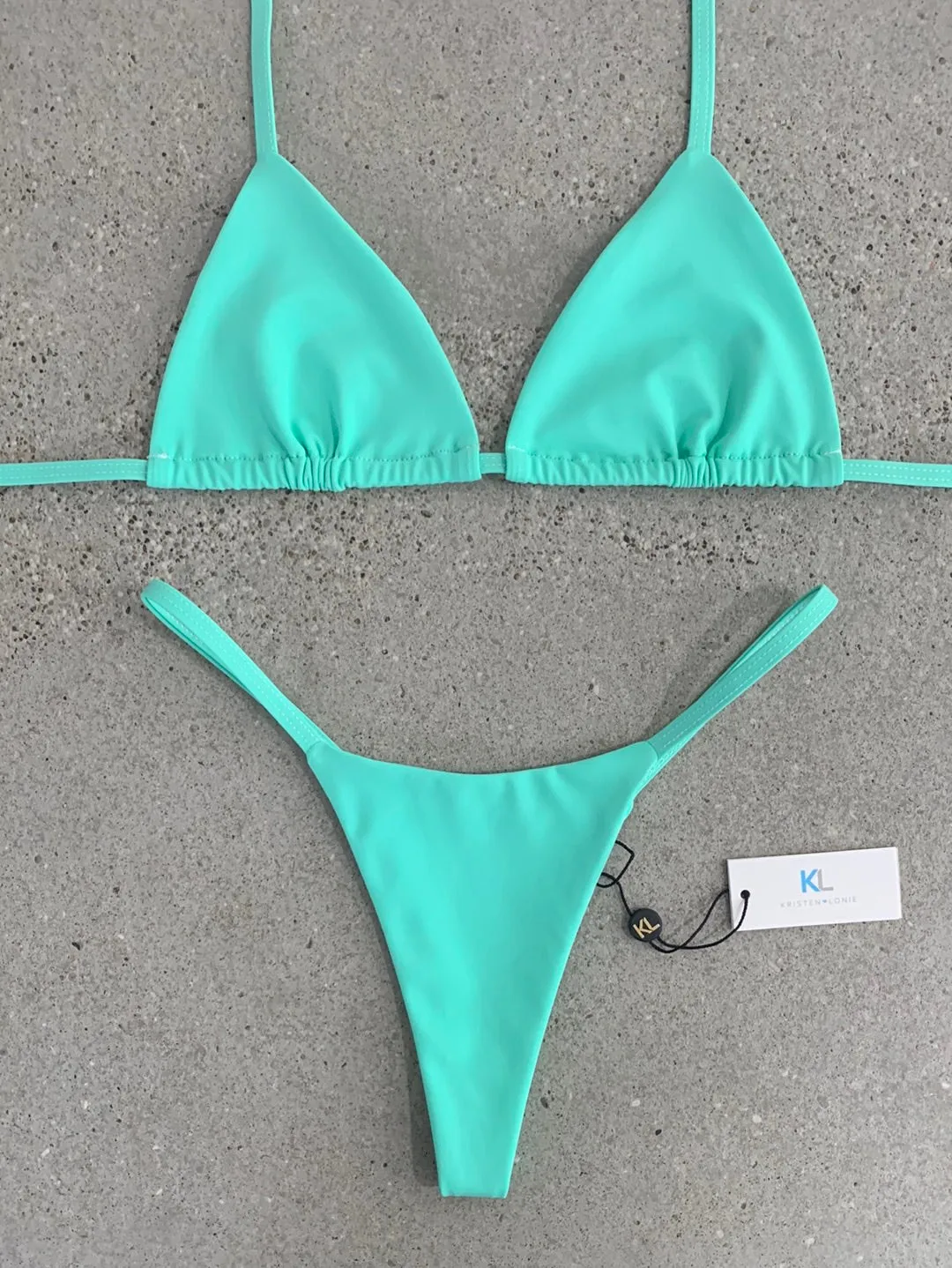 Mint Bikini Top