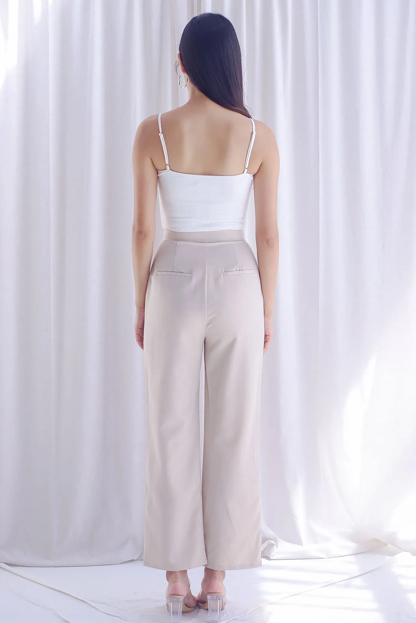 Mishka Tailored Pants In Ecru