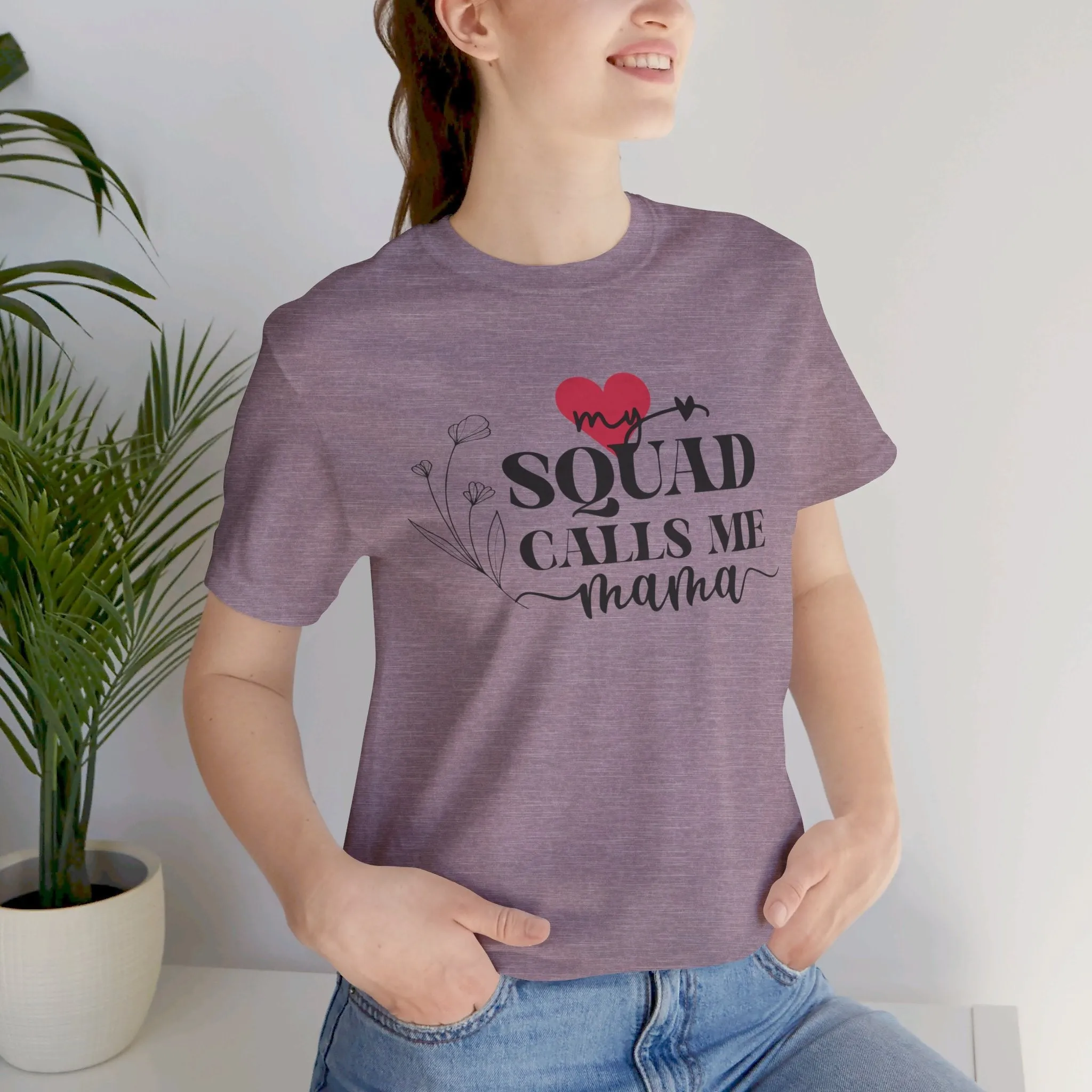 Mom Squad Tee, Mom Tee, Mom Shirt, Jersey Short Sleeve Tee