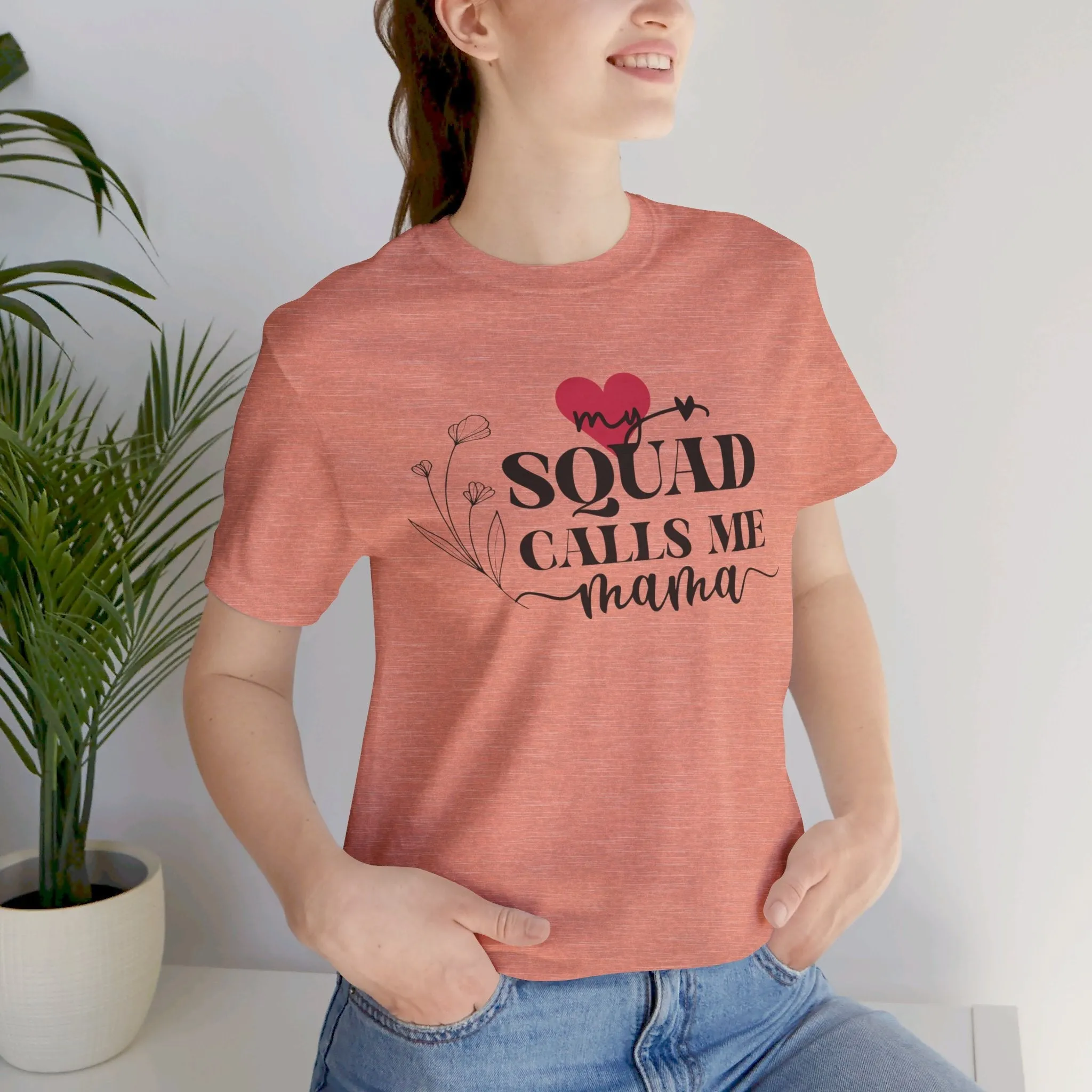 Mom Squad Tee, Mom Tee, Mom Shirt, Jersey Short Sleeve Tee
