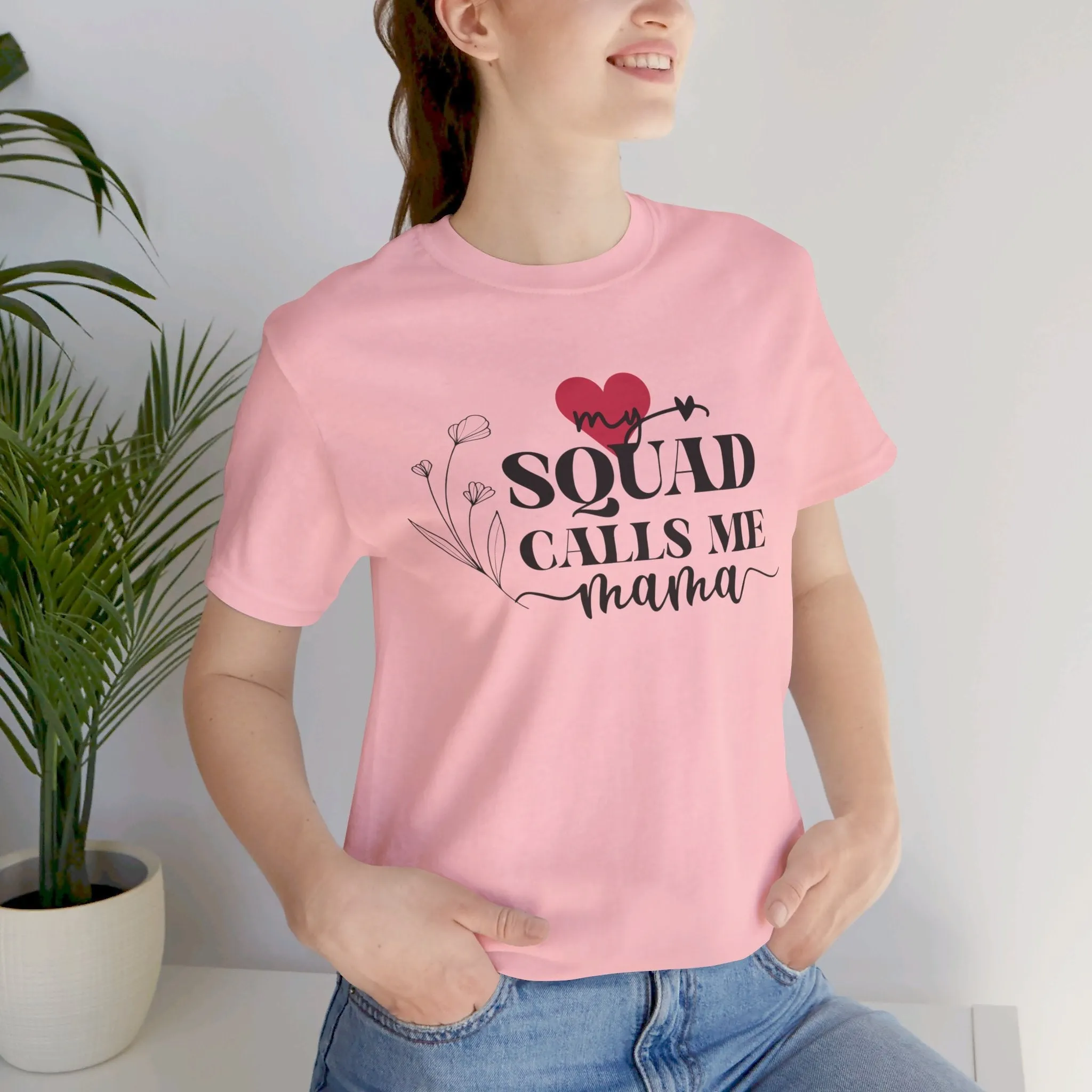 Mom Squad Tee, Mom Tee, Mom Shirt, Jersey Short Sleeve Tee