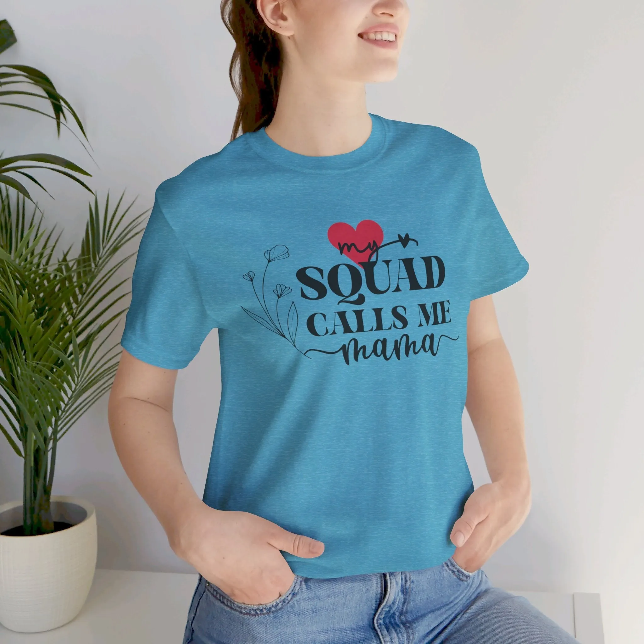 Mom Squad Tee, Mom Tee, Mom Shirt, Jersey Short Sleeve Tee