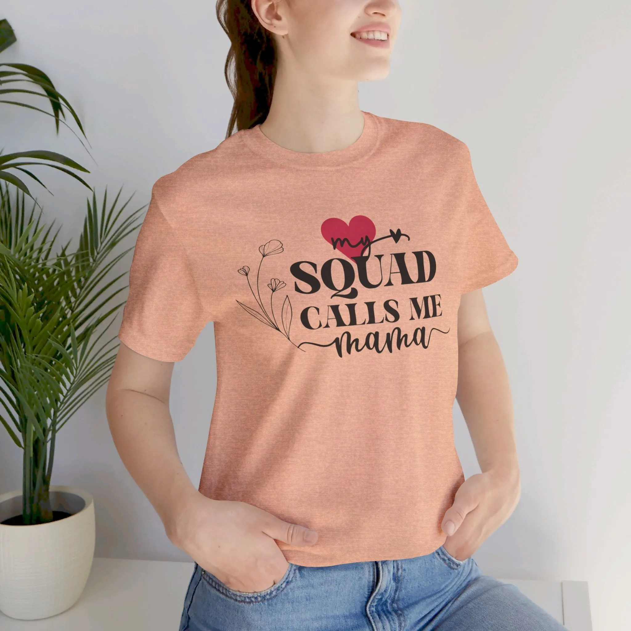 Mom Squad Tee, Mom Tee, Mom Shirt, Jersey Short Sleeve Tee