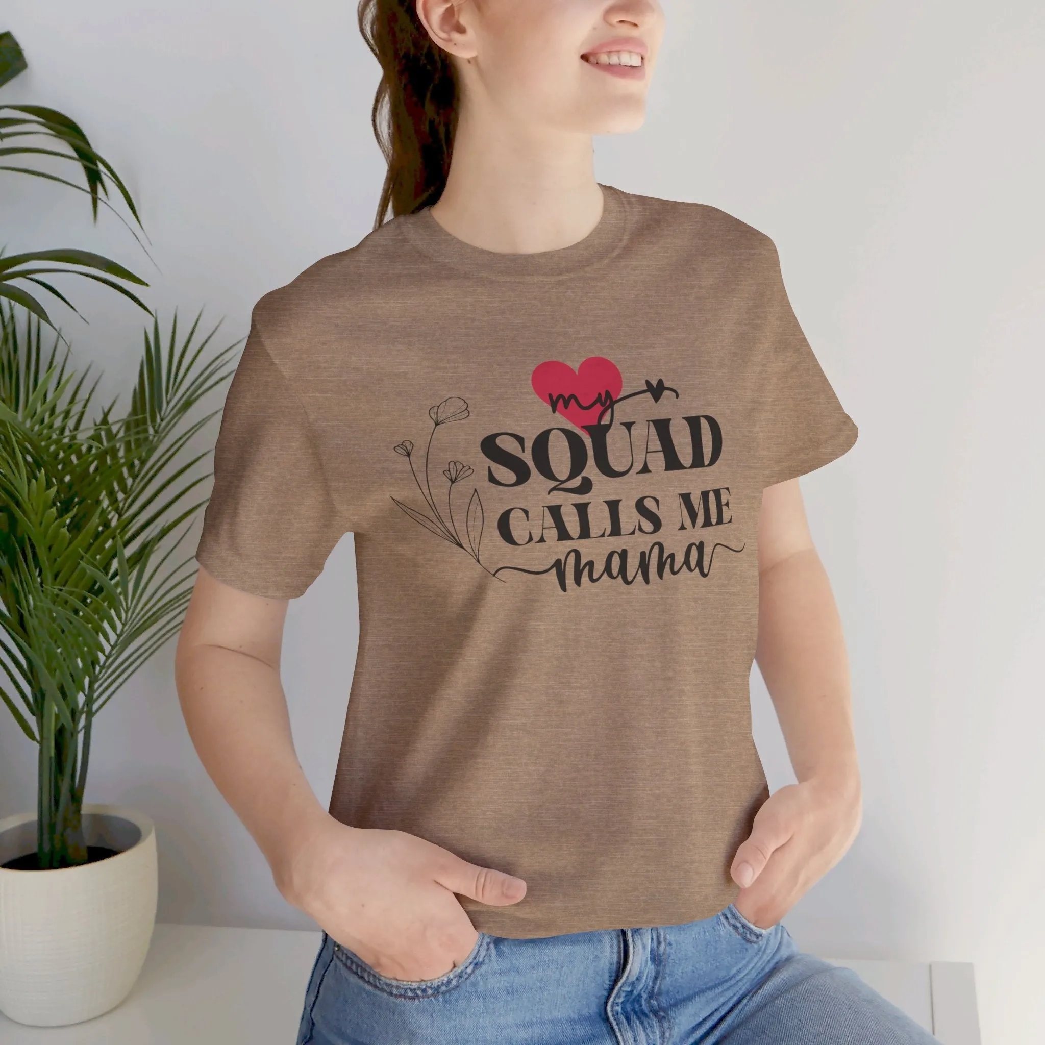 Mom Squad Tee, Mom Tee, Mom Shirt, Jersey Short Sleeve Tee