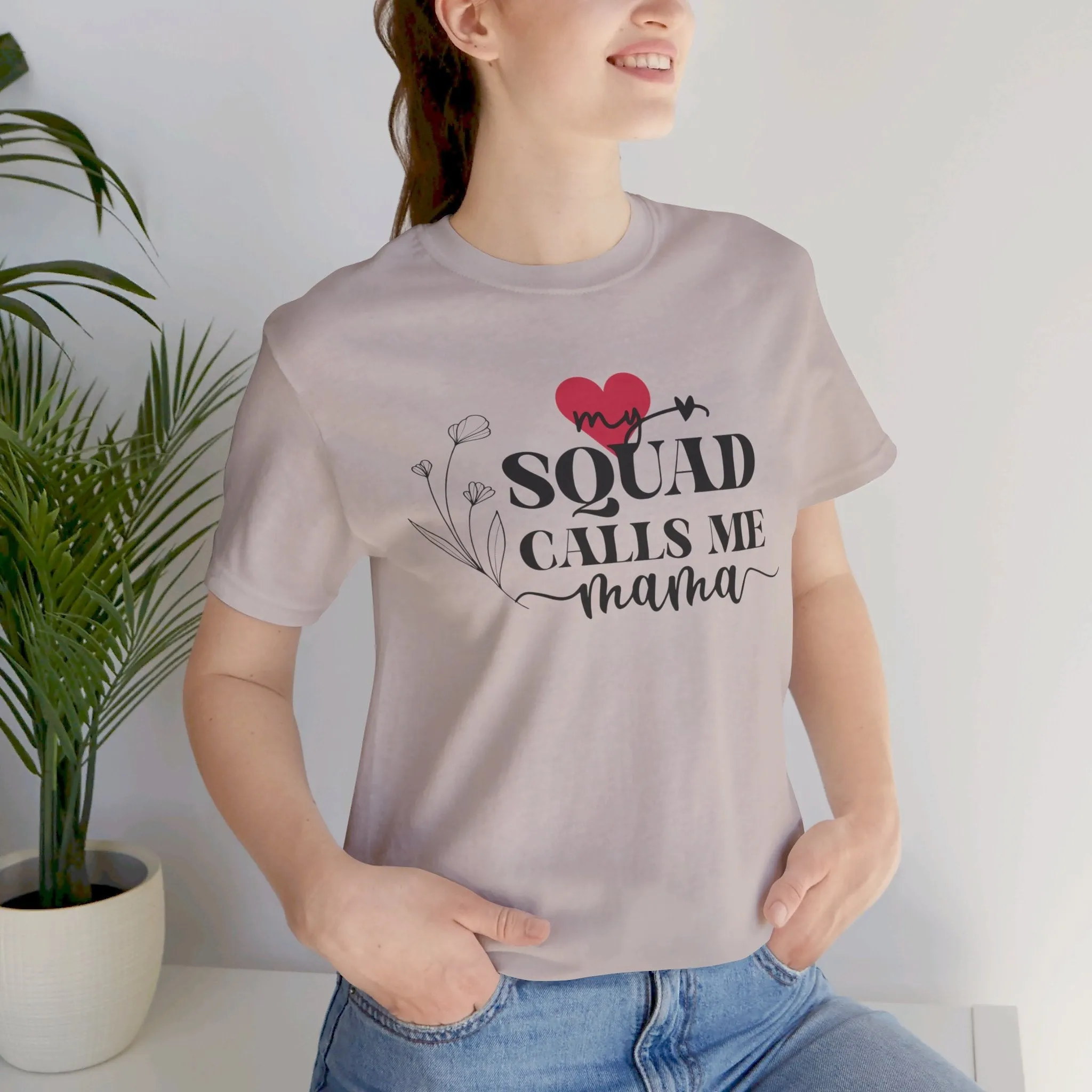 Mom Squad Tee, Mom Tee, Mom Shirt, Jersey Short Sleeve Tee