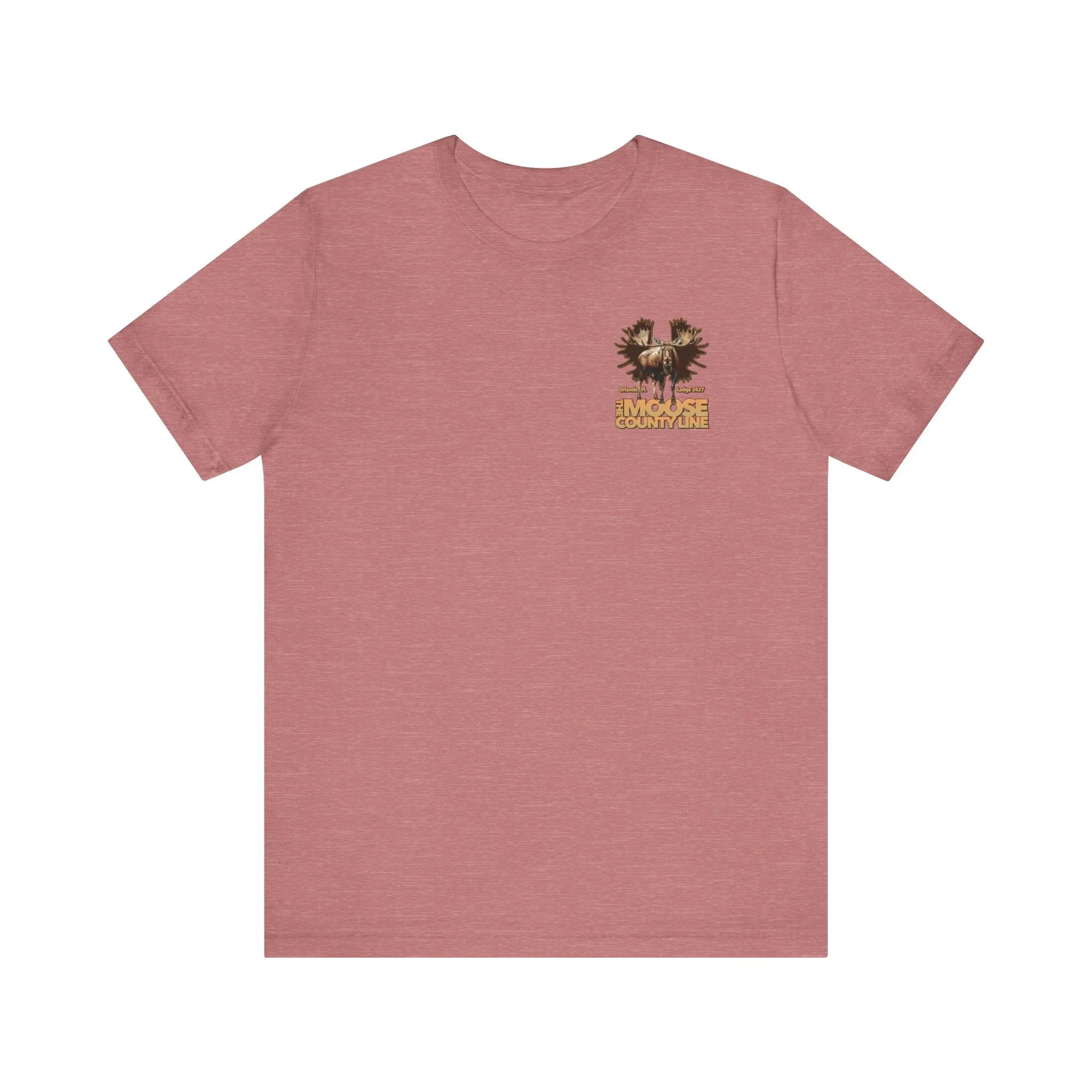 Moose Lodge 2427 - Moose Antlers - Unisex T-Shirt (Front & Back Print)