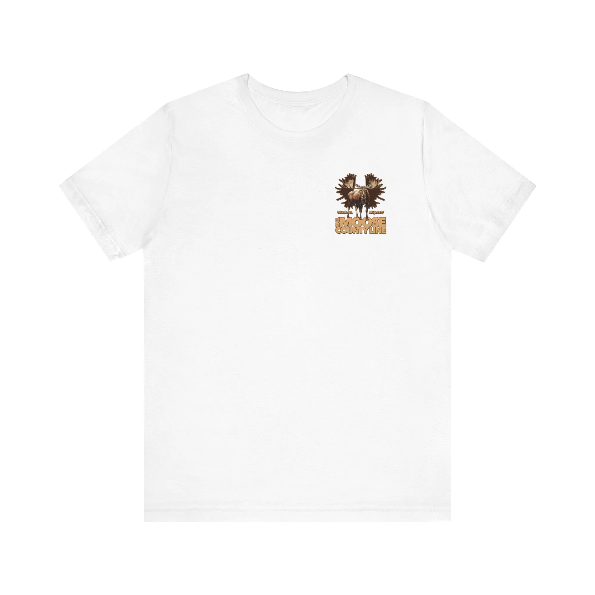 Moose Lodge 2427 - Moose Antlers - Unisex T-Shirt (Front & Back Print)