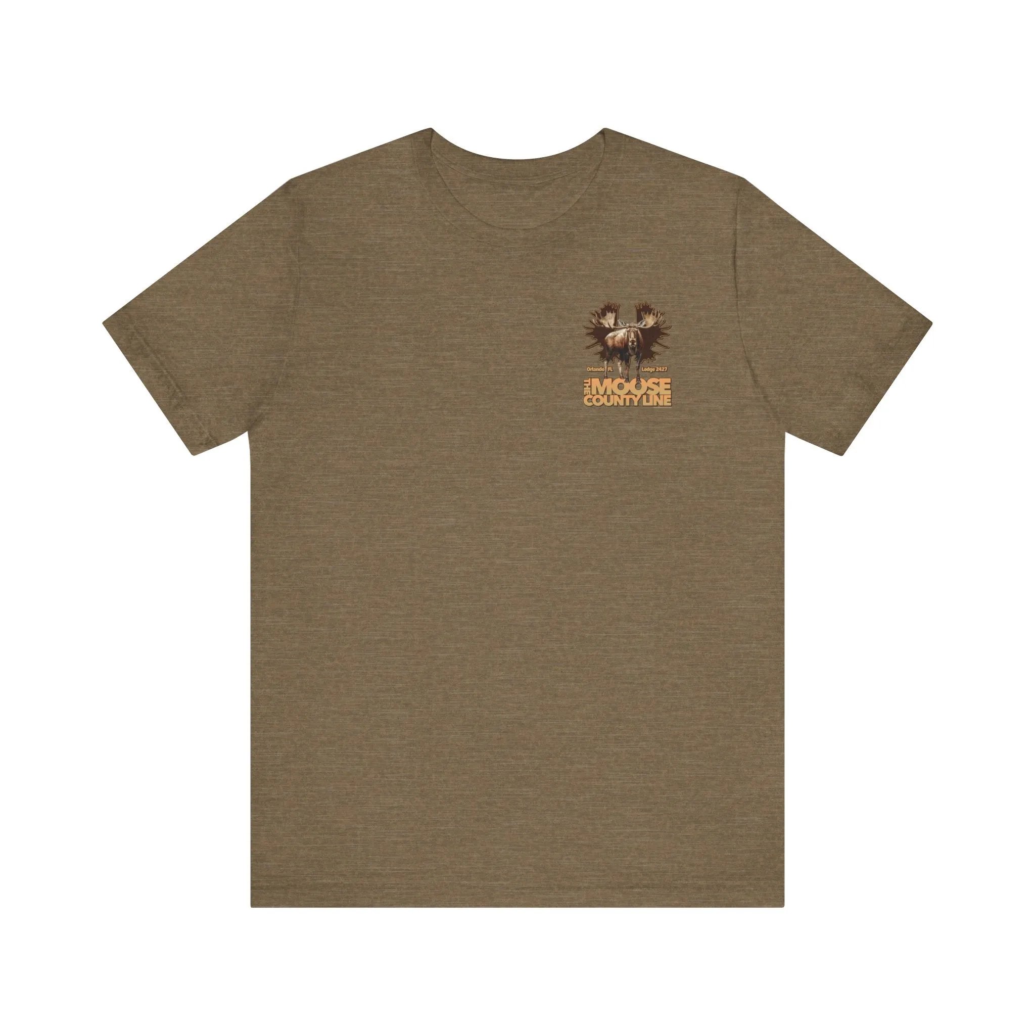 Moose Lodge 2427 - Moose Antlers - Unisex T-Shirt (Front & Back Print)