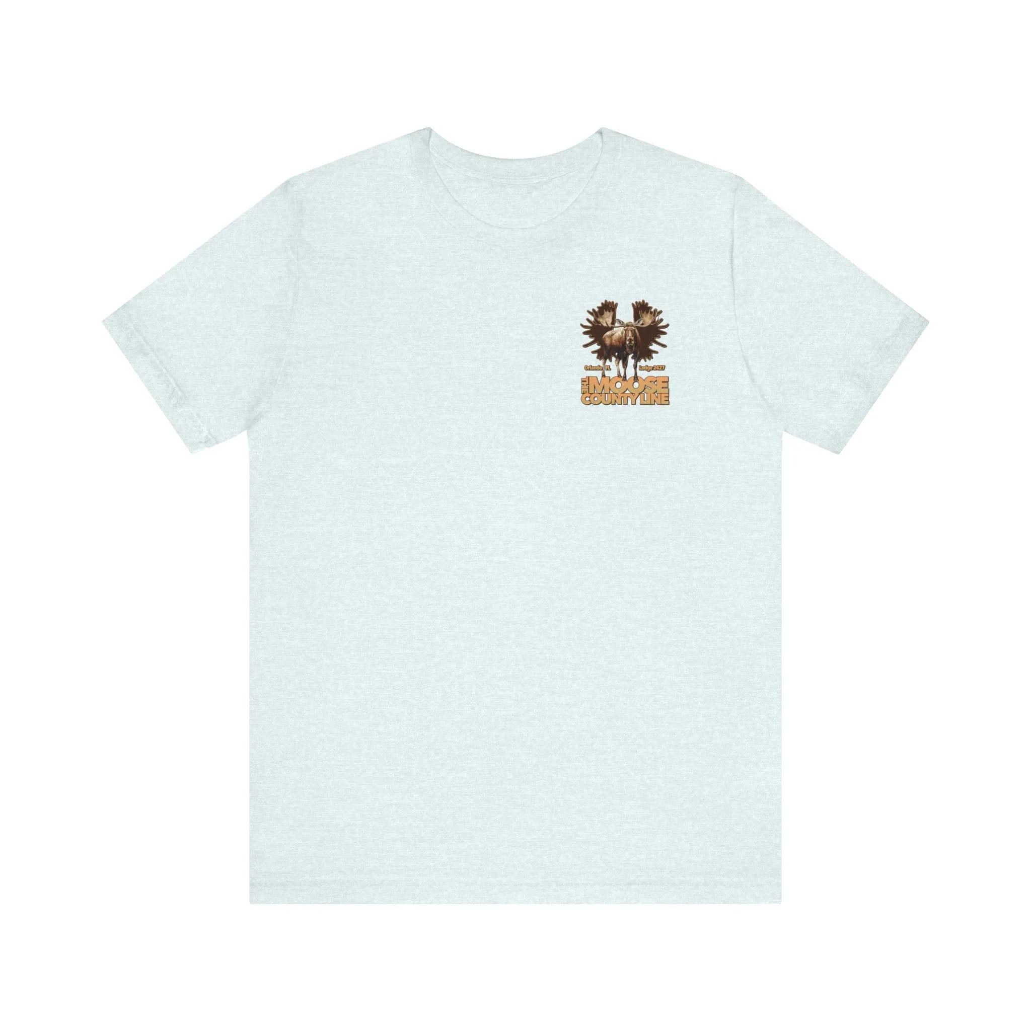 Moose Lodge 2427 - Moose Antlers - Unisex T-Shirt (Front & Back Print)