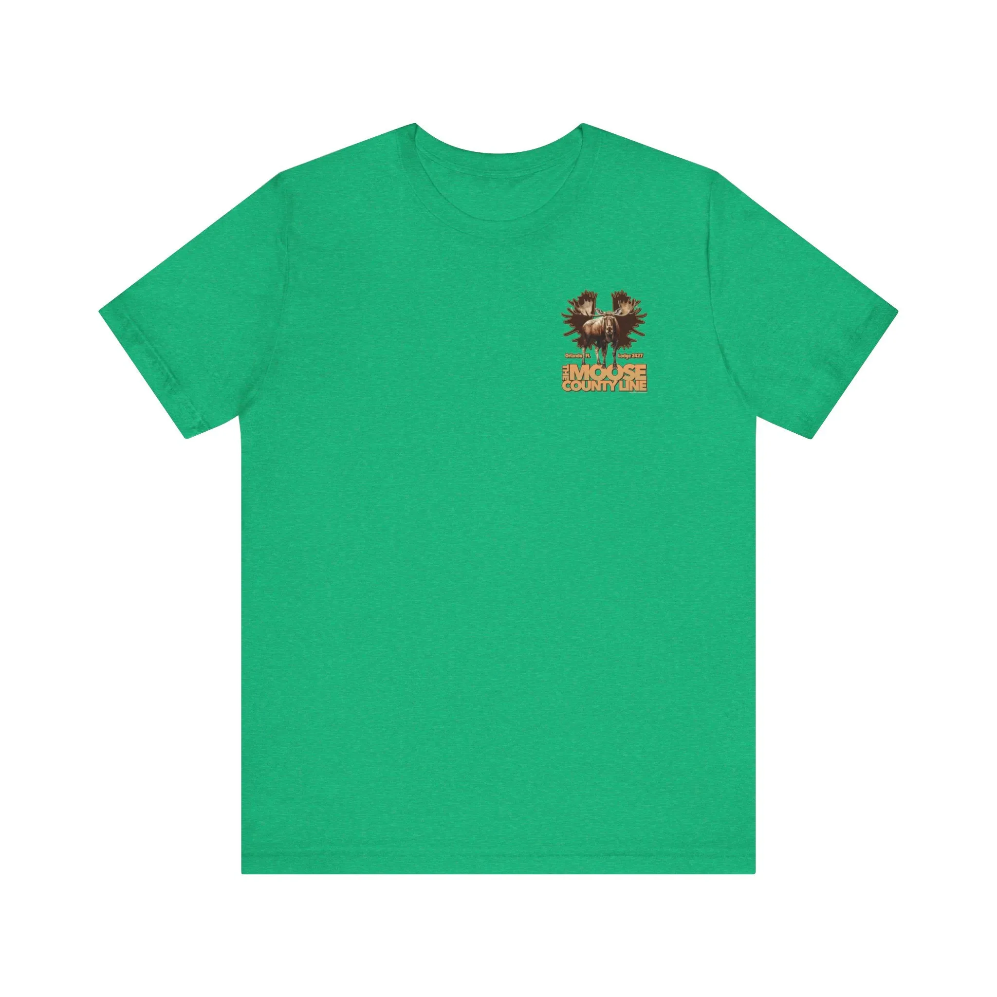 Moose Lodge 2427 - Moose Antlers - Unisex T-Shirt (Front & Back Print)