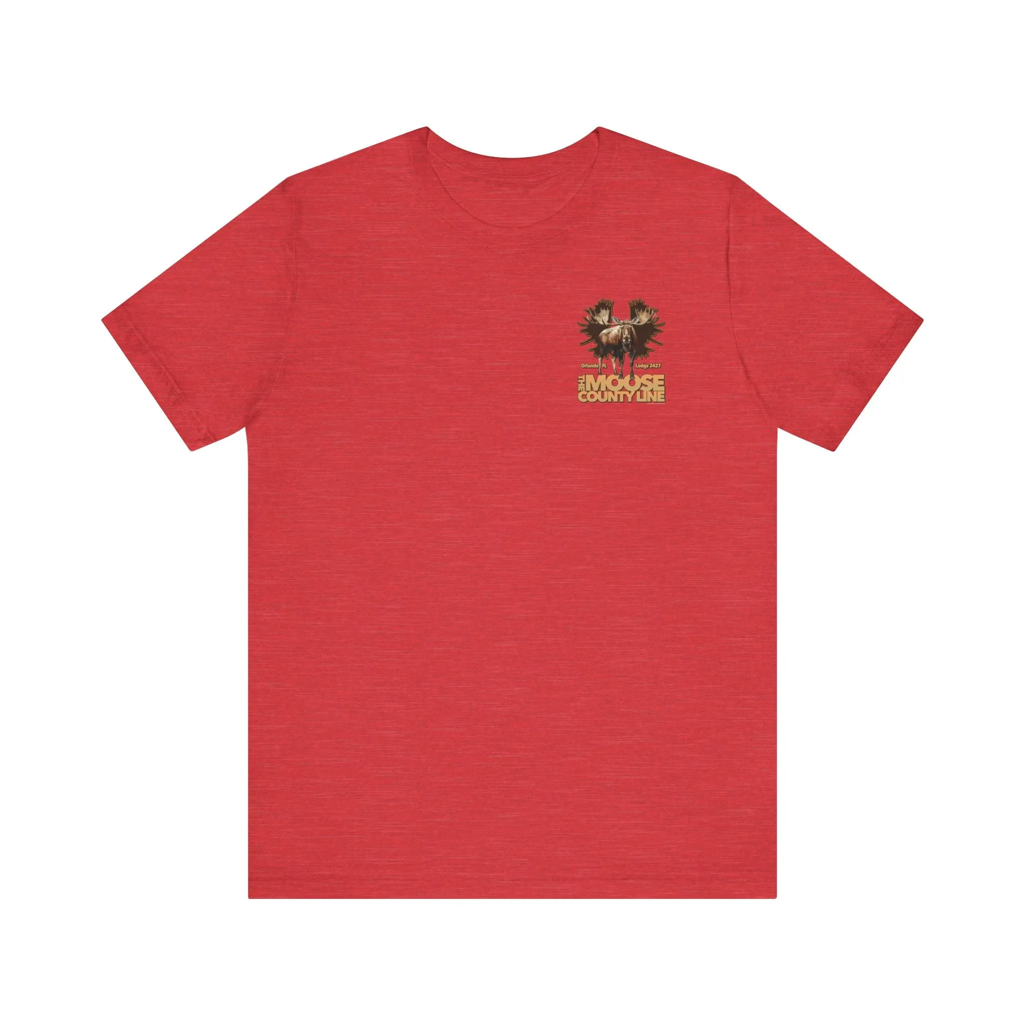 Moose Lodge 2427 - Moose Antlers - Unisex T-Shirt (Front & Back Print)