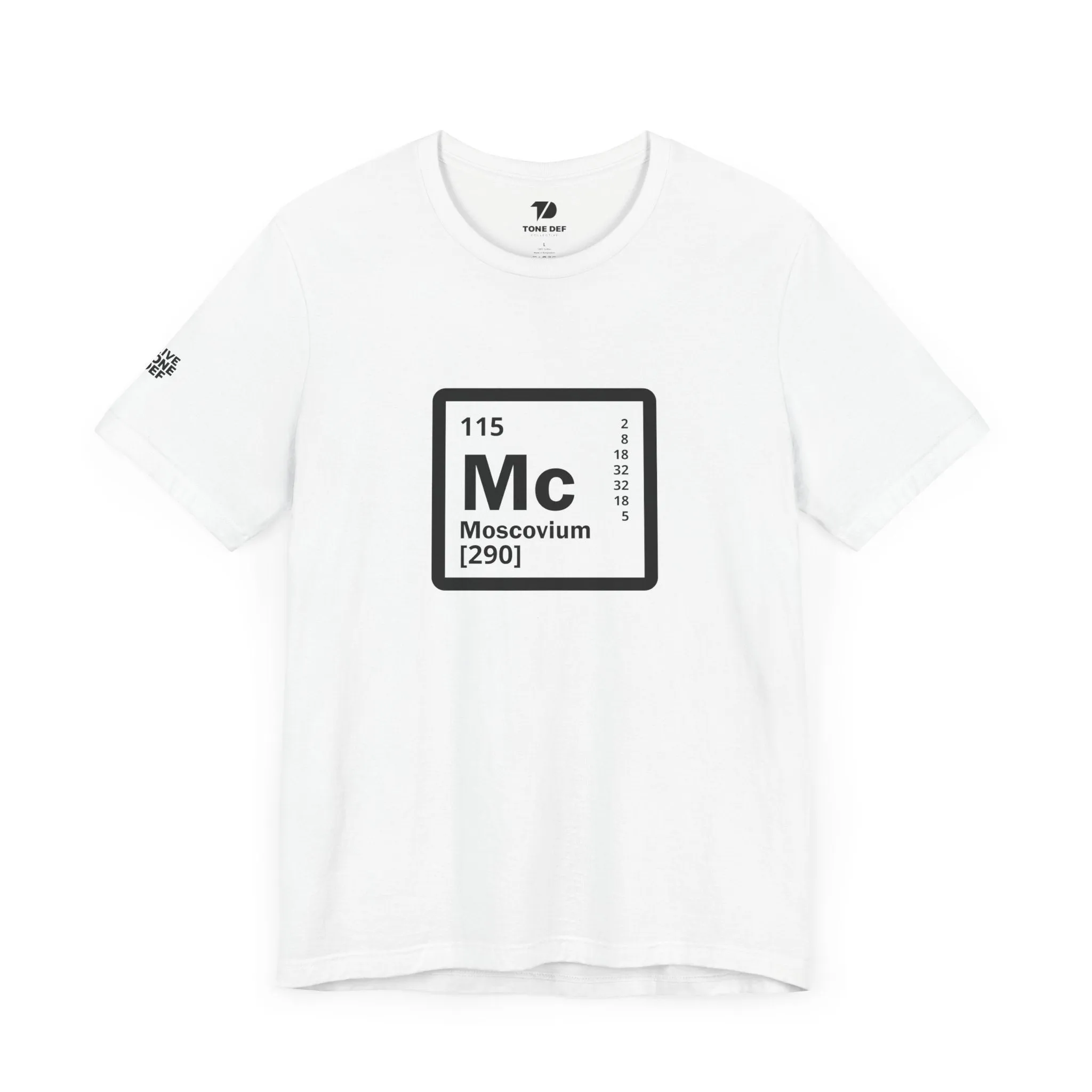 Moscovium Element Symbol - Unisex Jersey Short Sleeve Tee