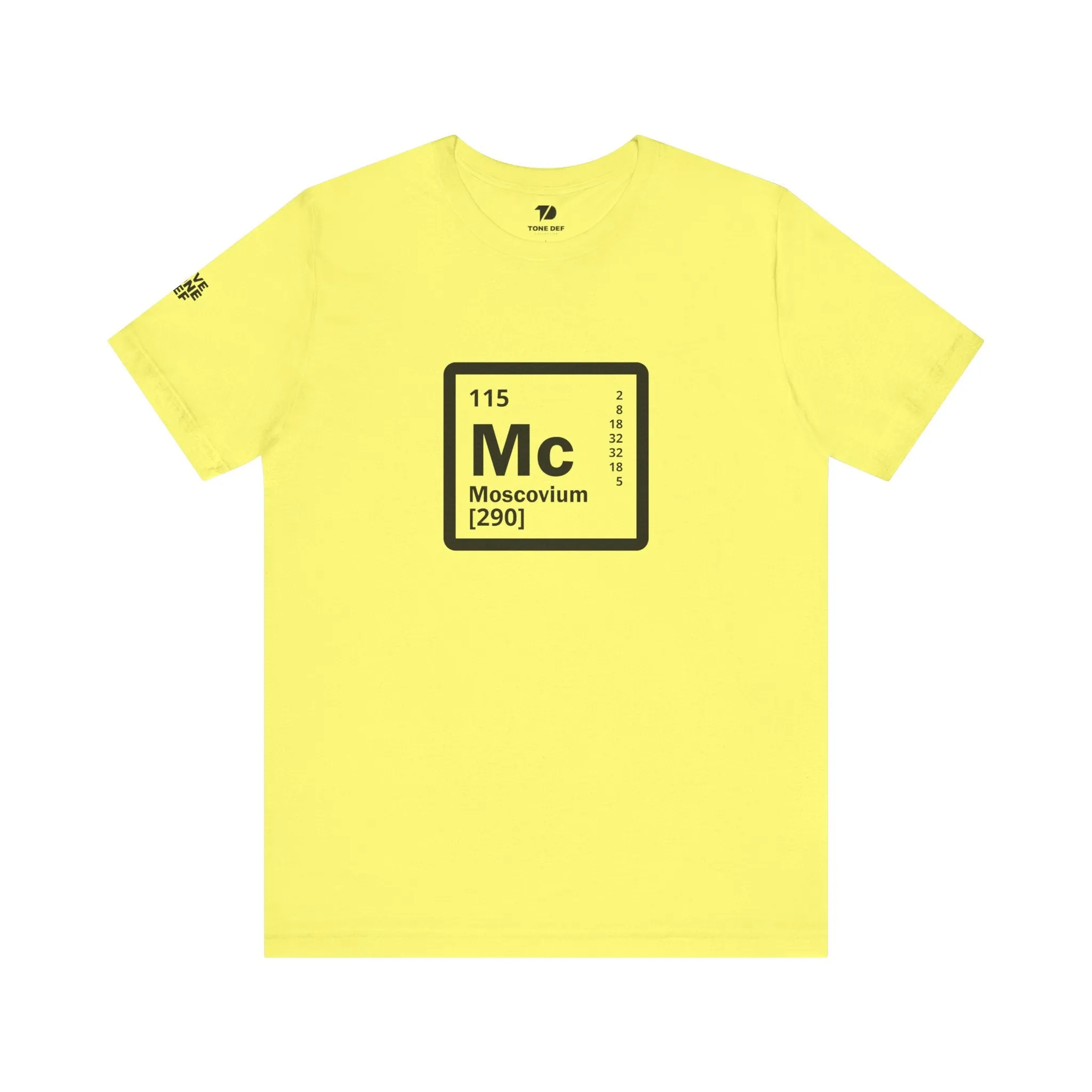 Moscovium Element Symbol - Unisex Jersey Short Sleeve Tee