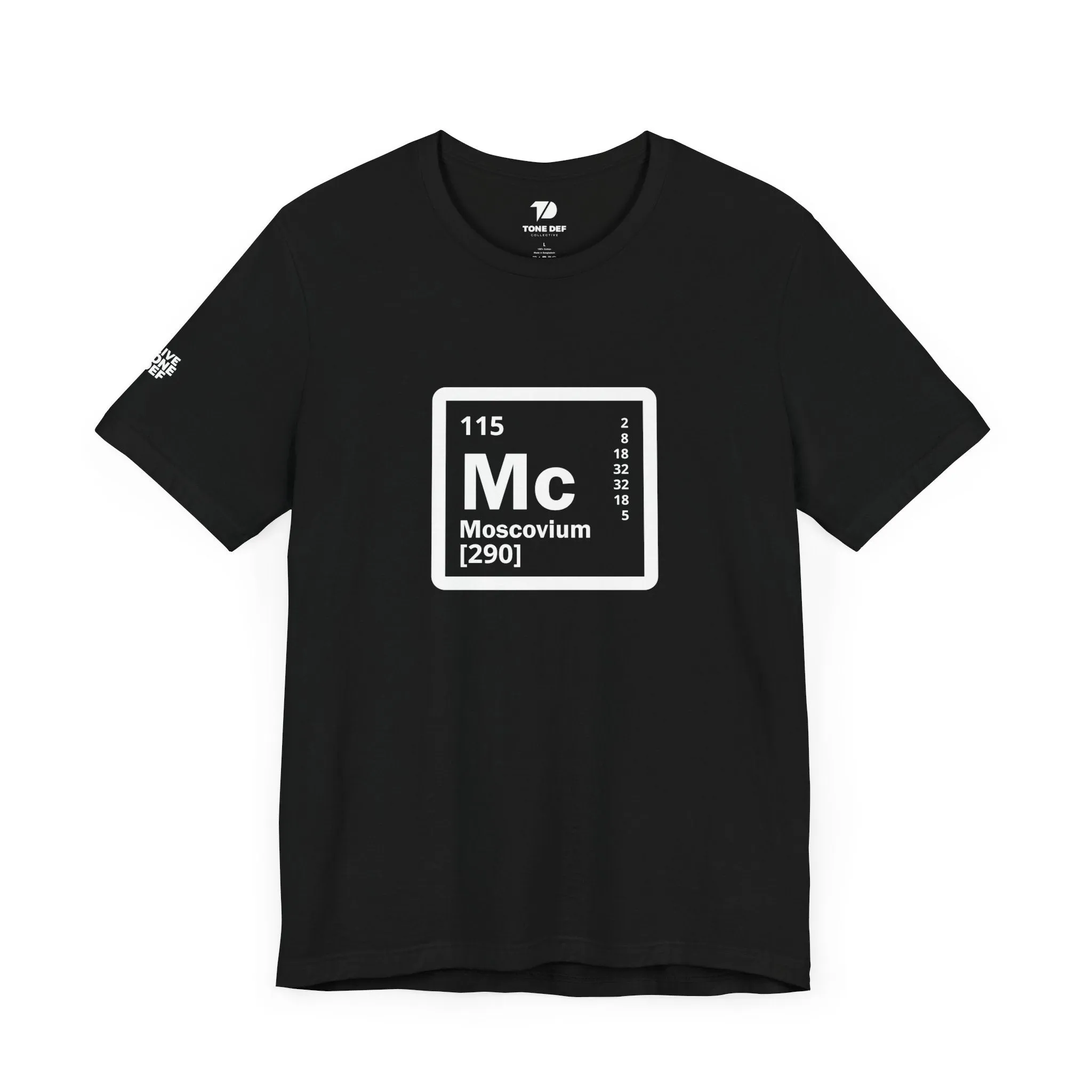 Moscovium Element Symbol - Unisex Jersey Short Sleeve Tee