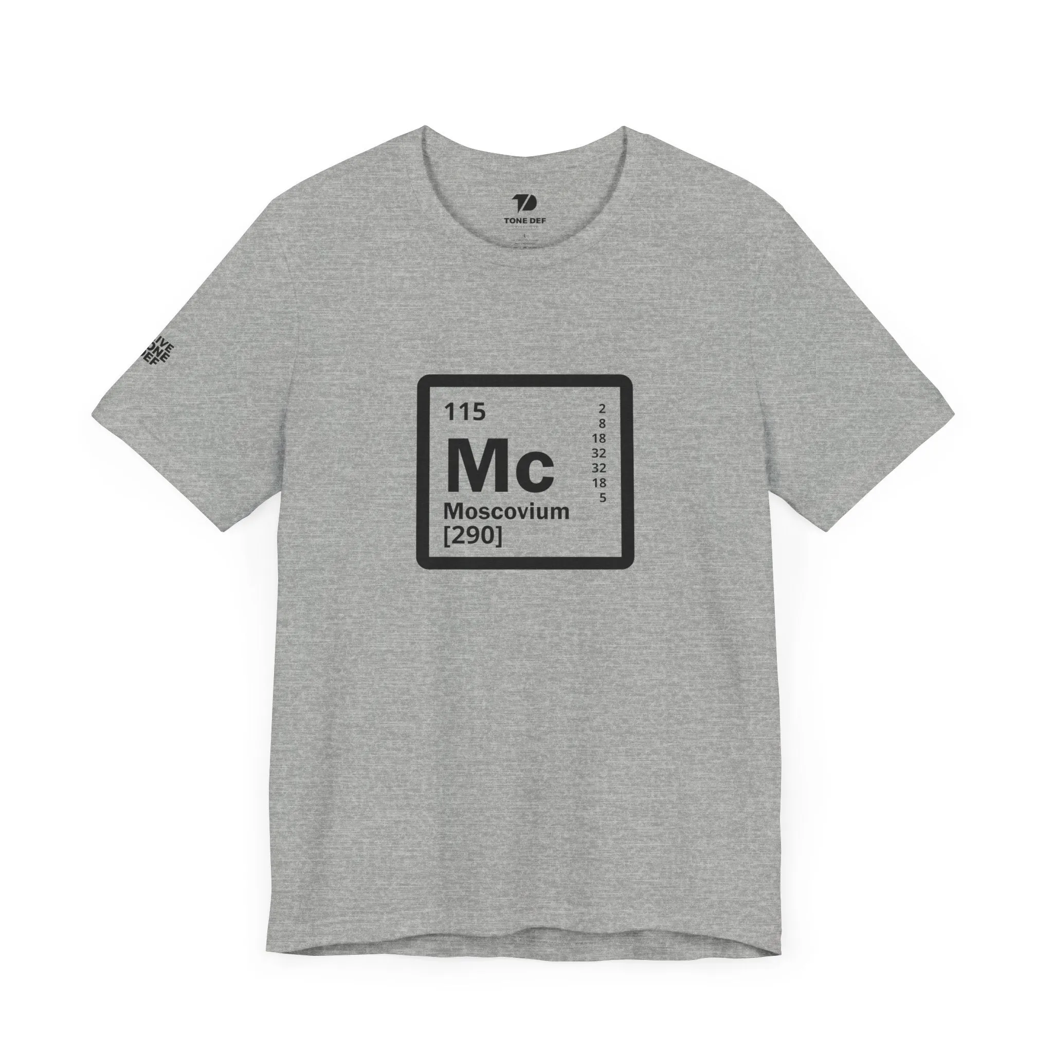 Moscovium Element Symbol - Unisex Jersey Short Sleeve Tee