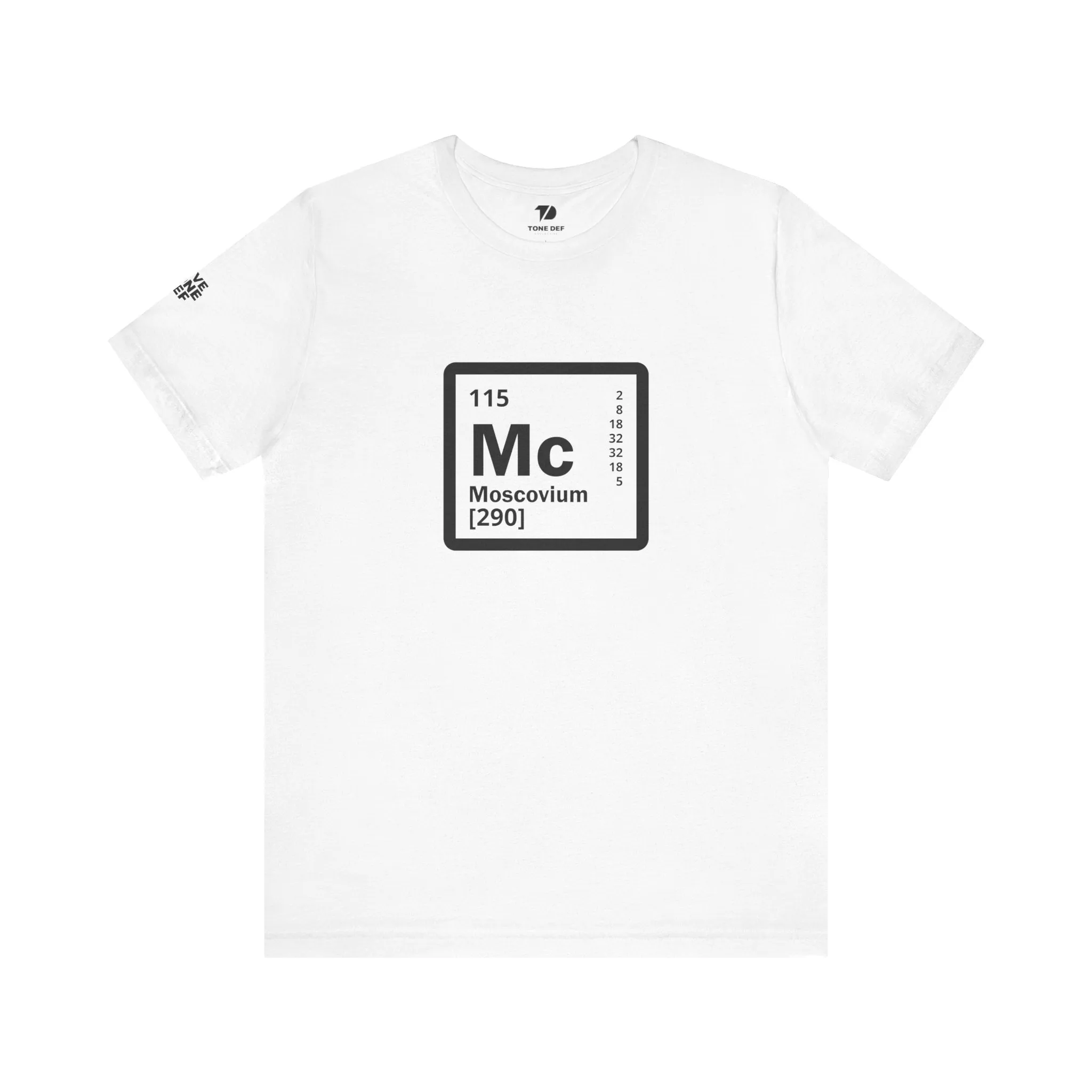 Moscovium Element Symbol - Unisex Jersey Short Sleeve Tee