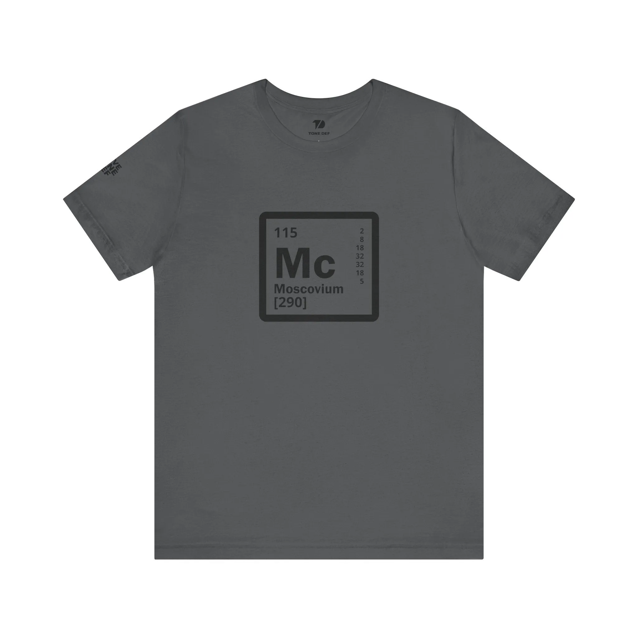 Moscovium Element Symbol - Unisex Jersey Short Sleeve Tee