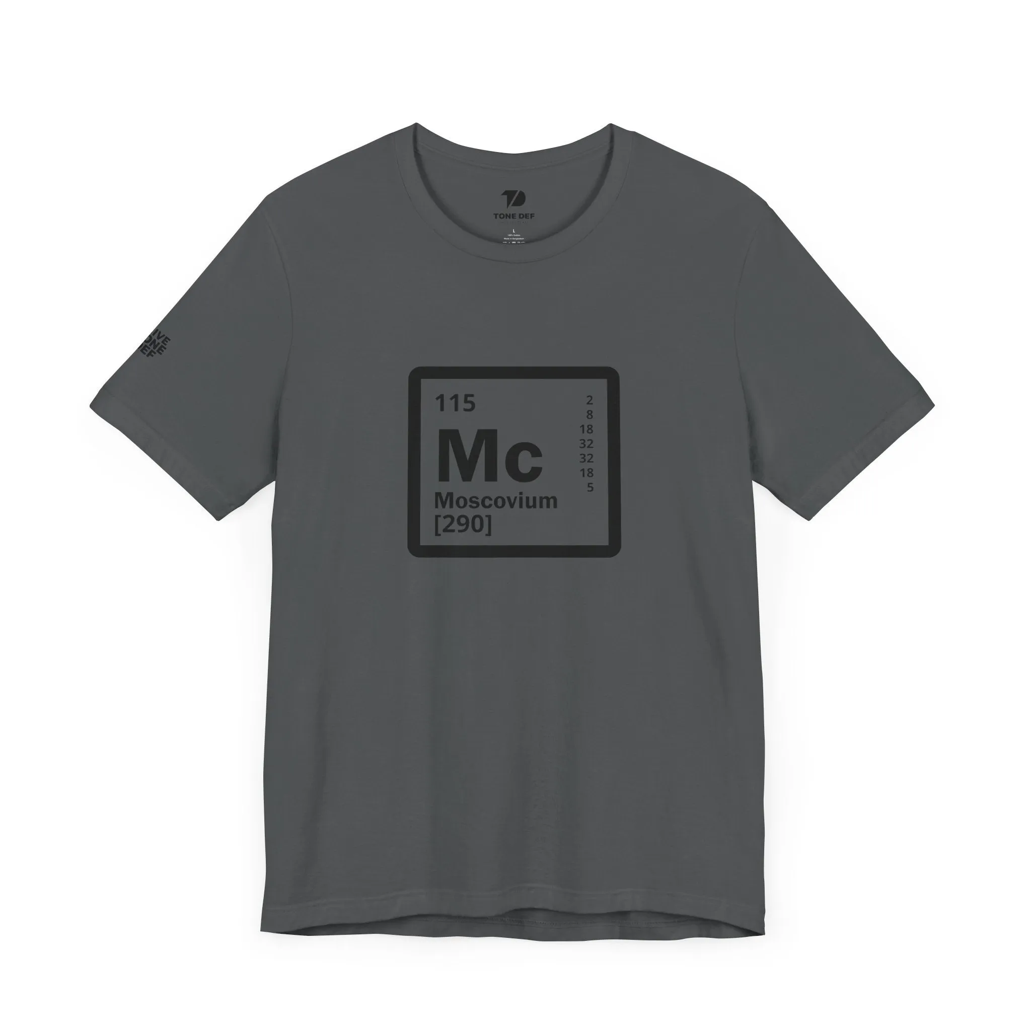 Moscovium Element Symbol - Unisex Jersey Short Sleeve Tee