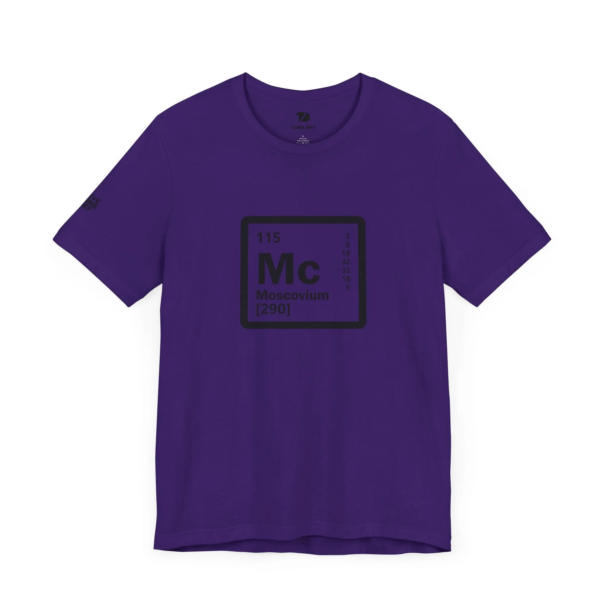 Moscovium Element Symbol - Unisex Jersey Short Sleeve Tee