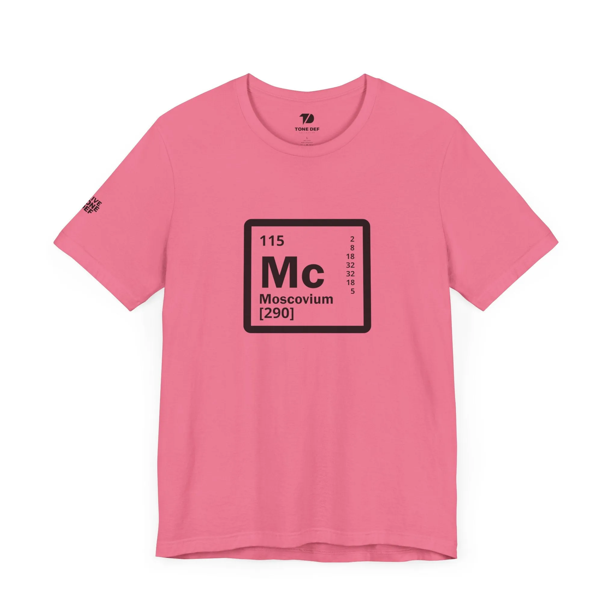 Moscovium Element Symbol - Unisex Jersey Short Sleeve Tee