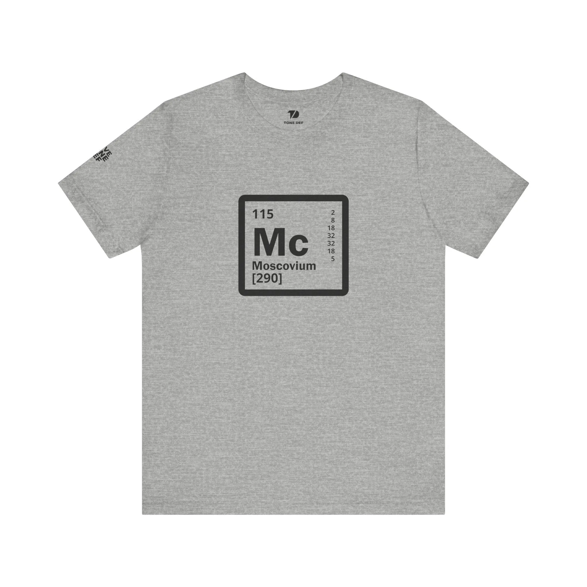 Moscovium Element Symbol - Unisex Jersey Short Sleeve Tee