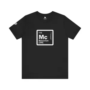 Moscovium Element Symbol - Unisex Jersey Short Sleeve Tee