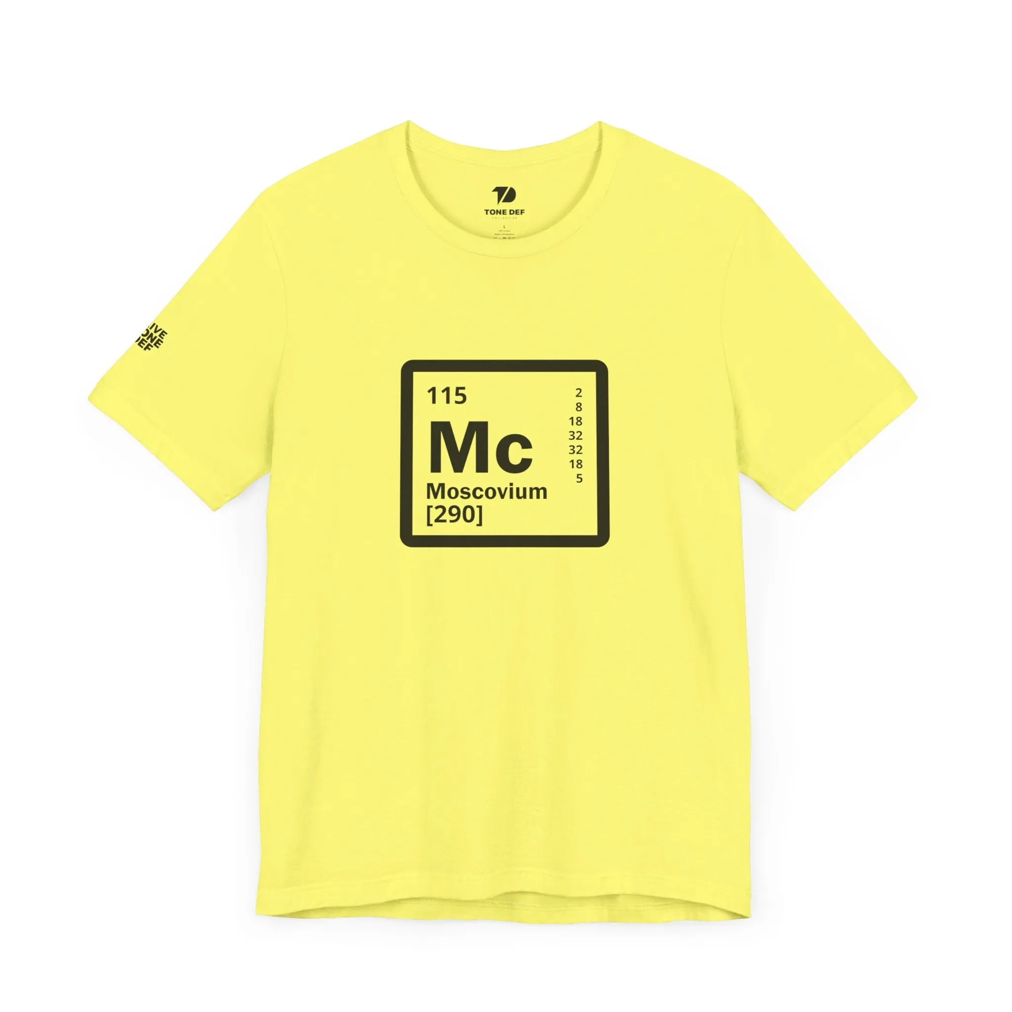 Moscovium Element Symbol - Unisex Jersey Short Sleeve Tee