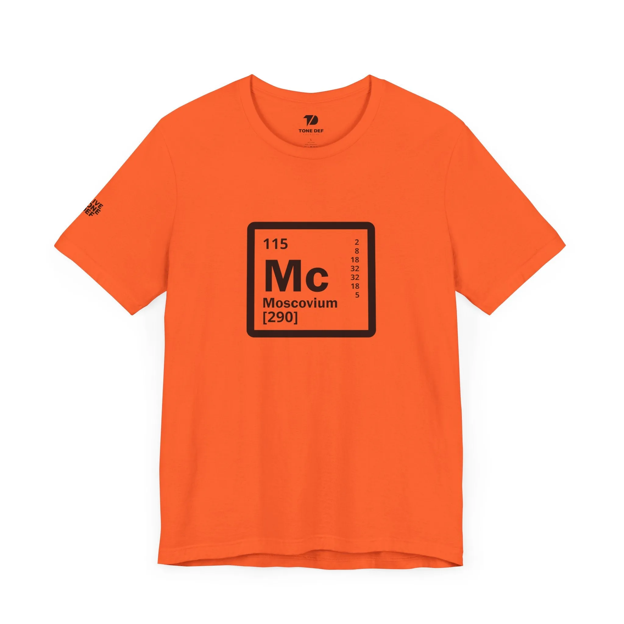 Moscovium Element Symbol - Unisex Jersey Short Sleeve Tee
