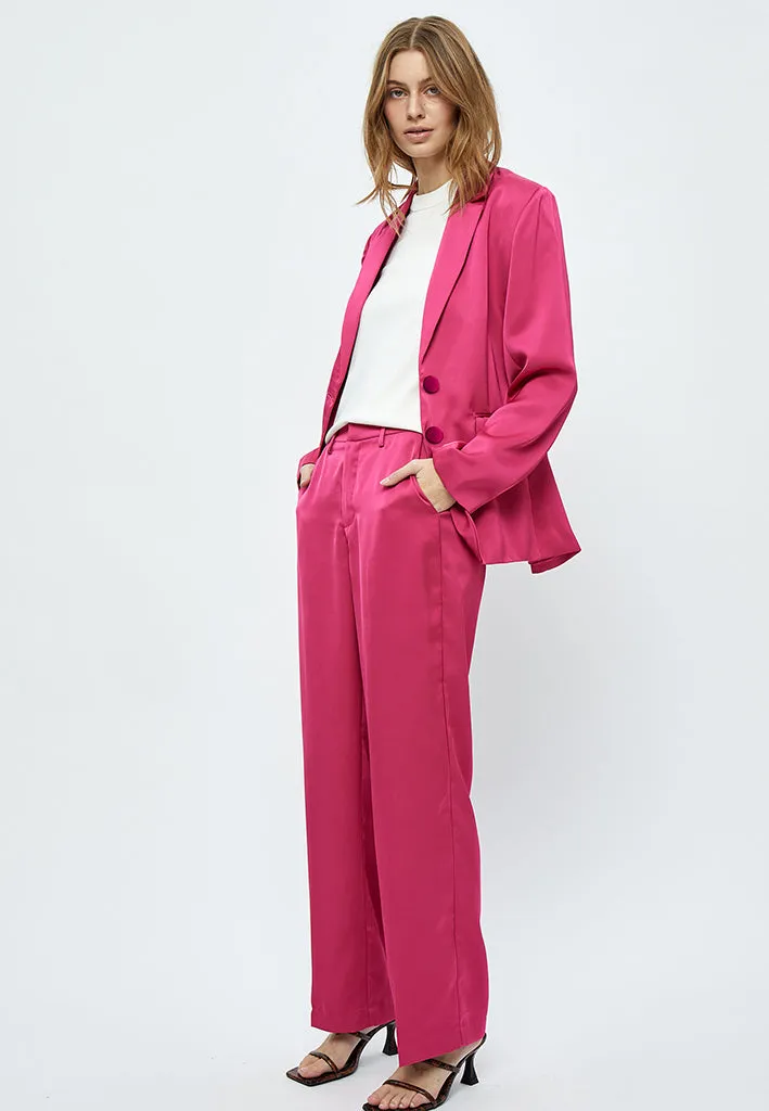 MSJustina Sateen Blazer - Super Pink