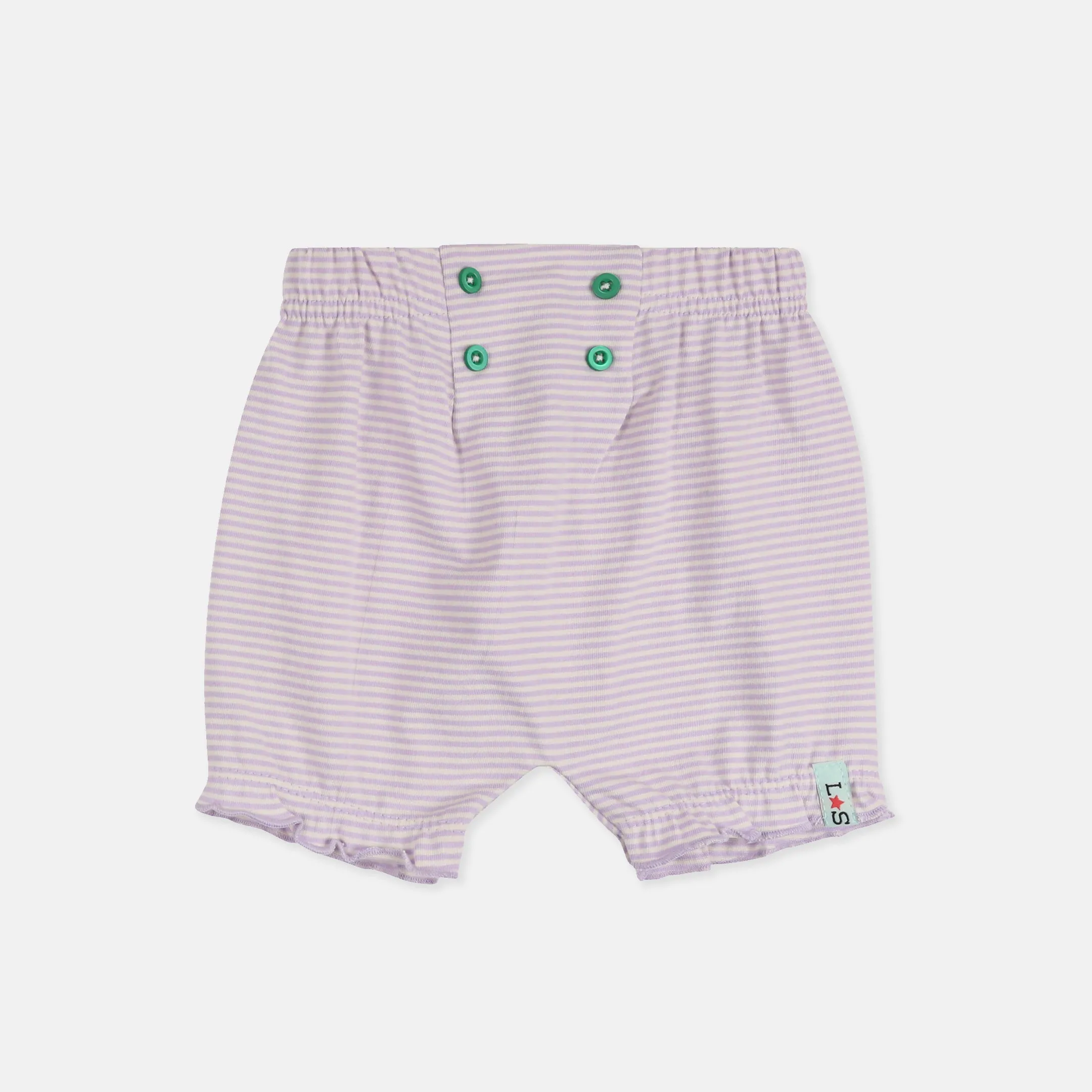 Multicoloured Butterfly Applique Top And Short Set