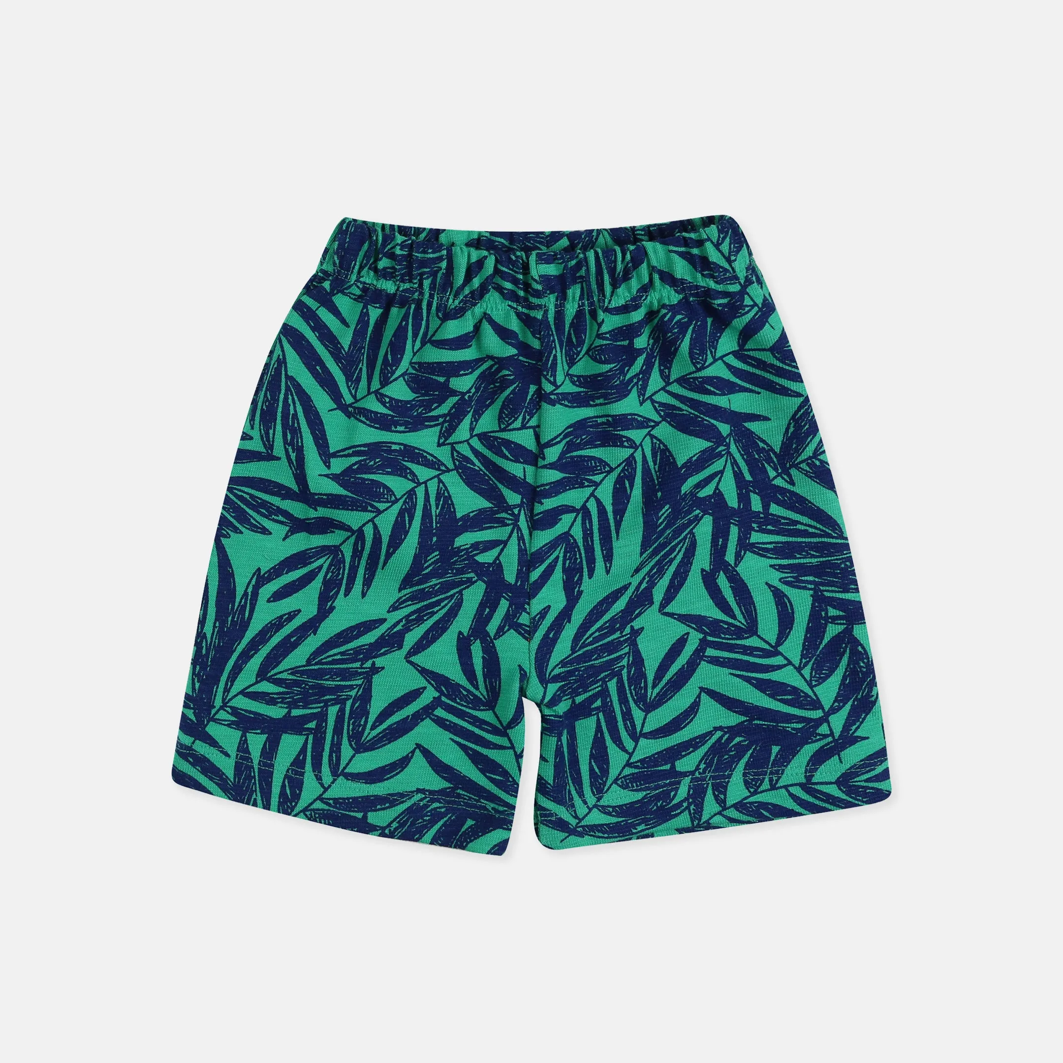 Multicoloured Caterpillar Print Top and Short Set