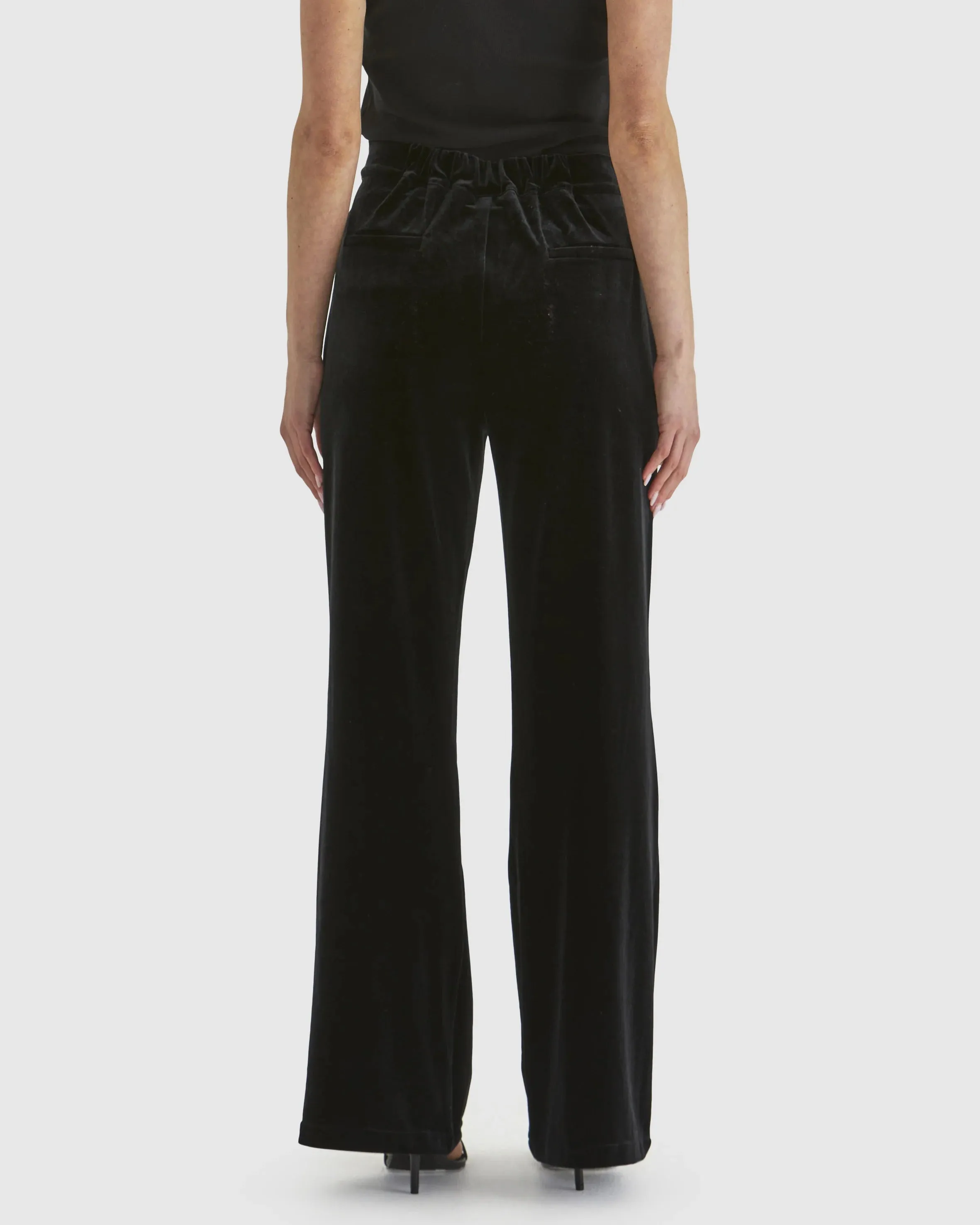 Mustang Sally Velvet Pants -  Black