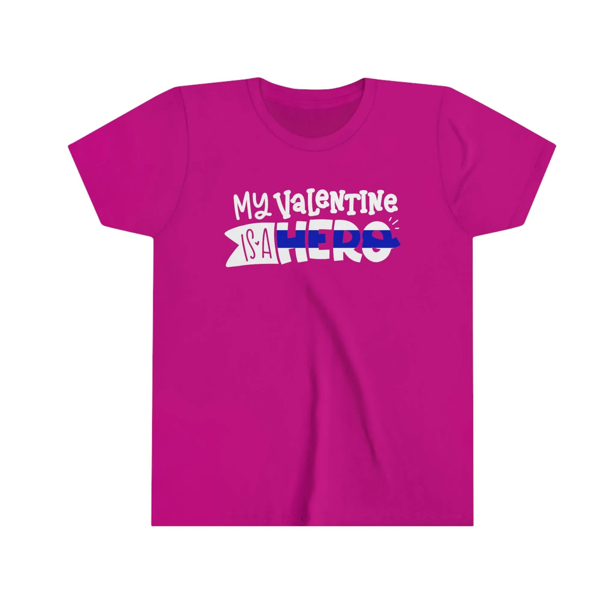 My Valentine Is A Hero © Youth Tee (Thin Blue Line)