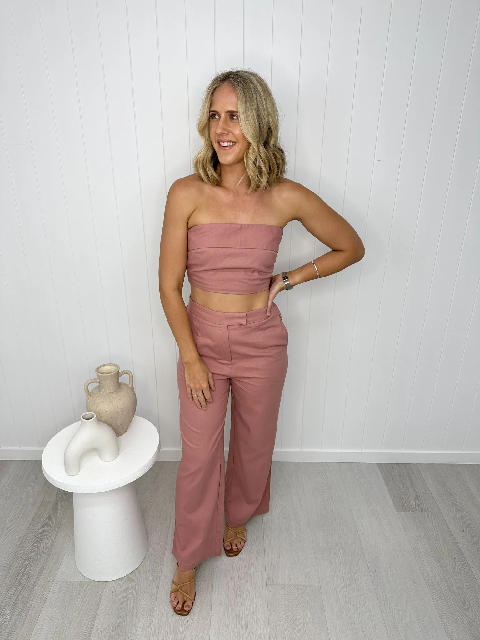 Nadine Pants- Blush