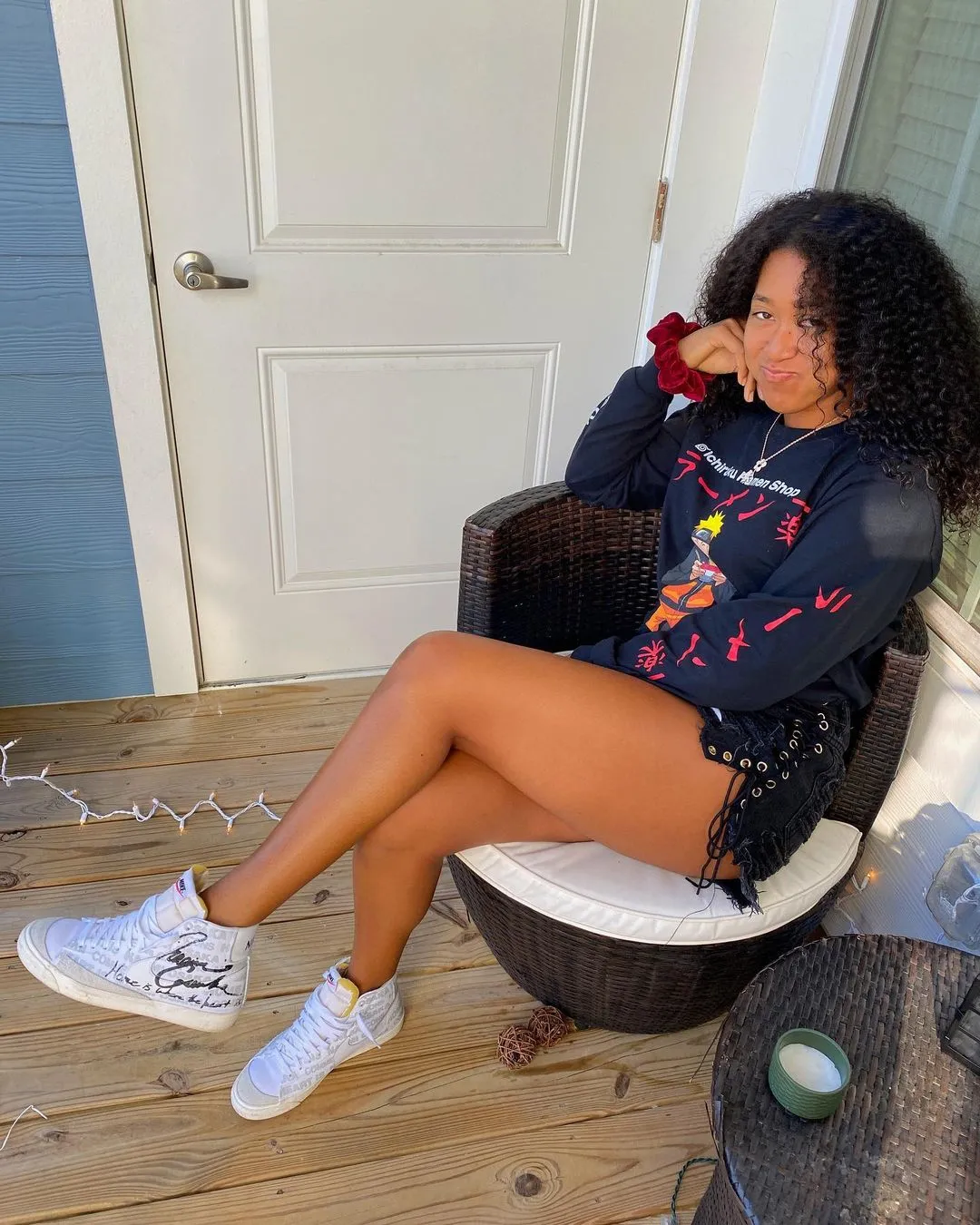 Naomi Osaka's COMME des GARÇONS CDG x Nike Blazer Mid '77 Sneaker Limited Edition