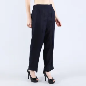 Navy Solid Pant