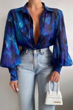 Nile - women's blouse made of soft stretch material