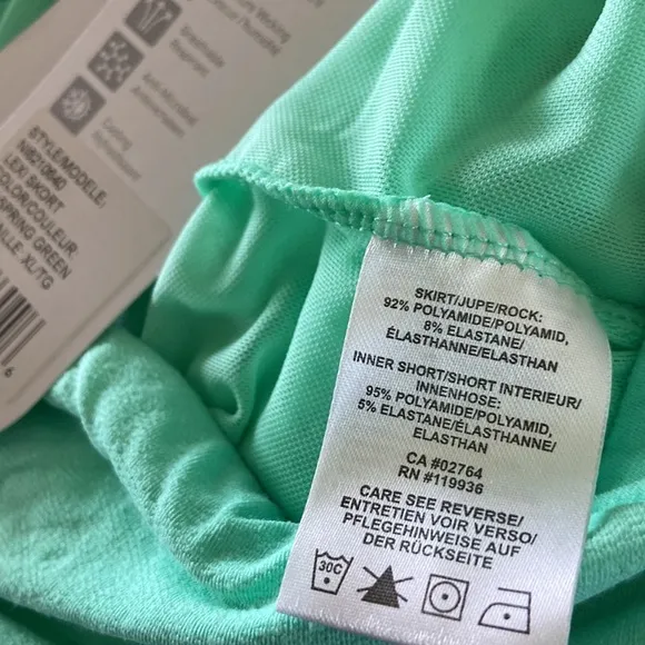 NIVO Lexi Tennis /Golf spring green Tennis XL Skort/skirt/shorts