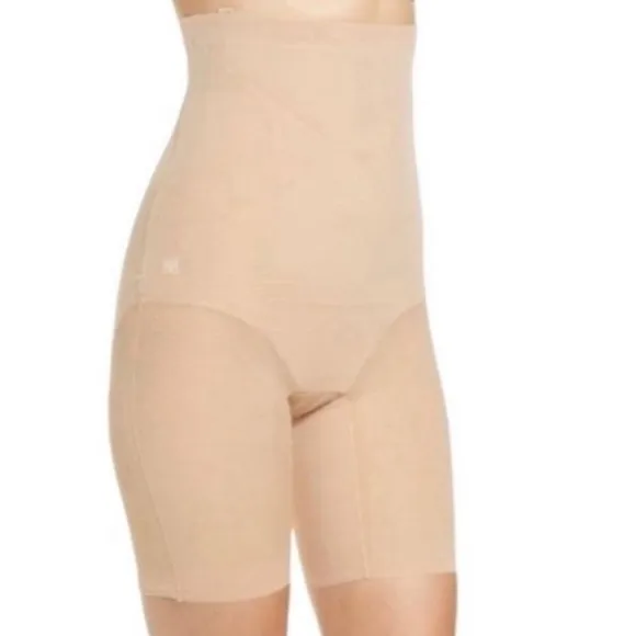 NWT Honeylove Super Power Shorts Size 1X Sand Tan