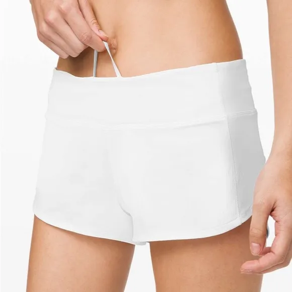 NWT Lululemon Speed Up Short *2.5&quot; White Size 12