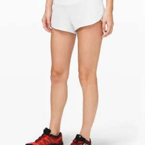 NWT Lululemon Speed Up Short *2.5&quot; White Size 12
