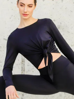 OFF TO THE SIDE TEE, BLACK