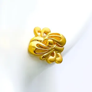 Opulent Dainty 22k Gold Top Earrings